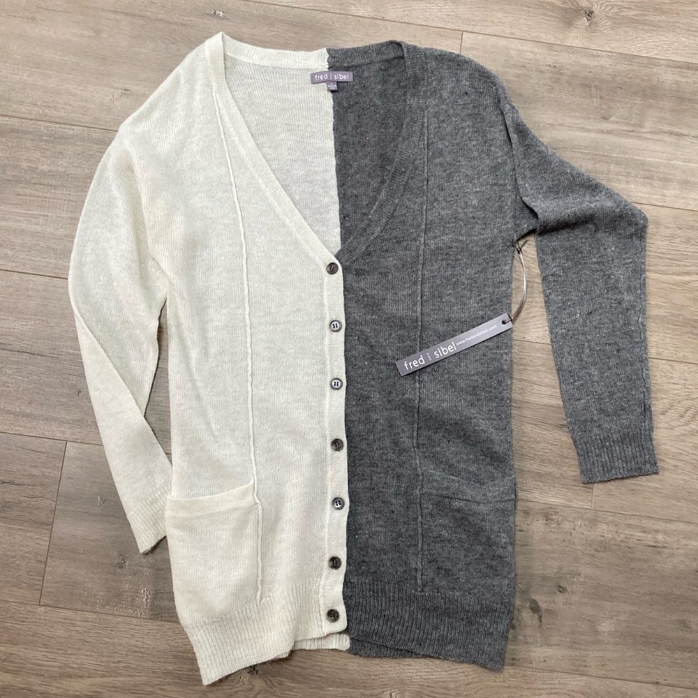 Fred and Sibel Cardigan Lightweight Wool Sweater